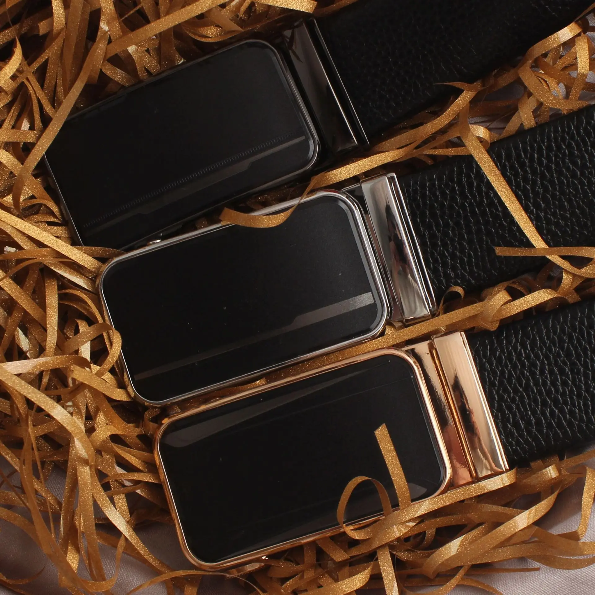 Hongsheng Men's 3D Film Belt Leather Belt - Image 13