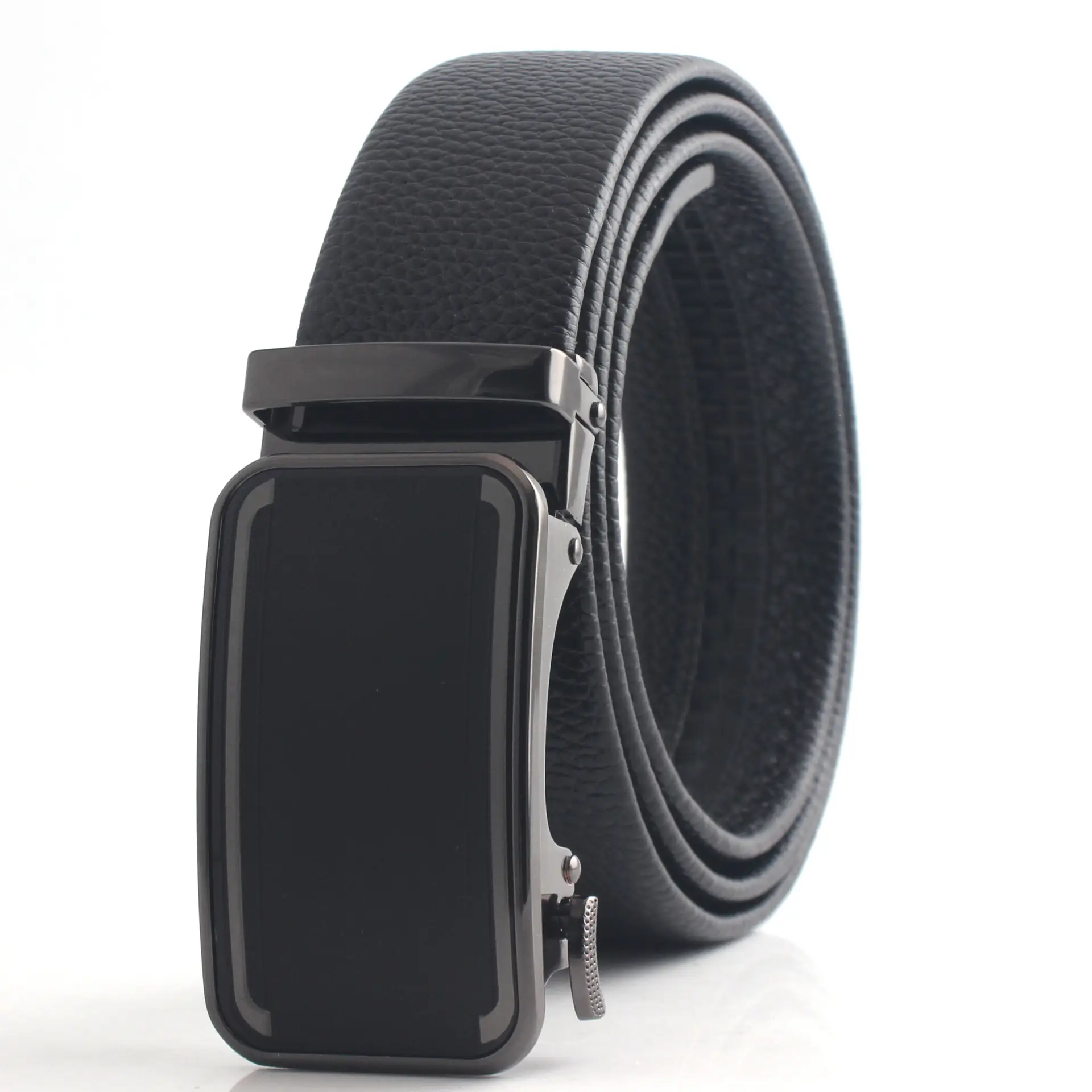Hongsheng Men's 3D Film Belt Leather Belt
