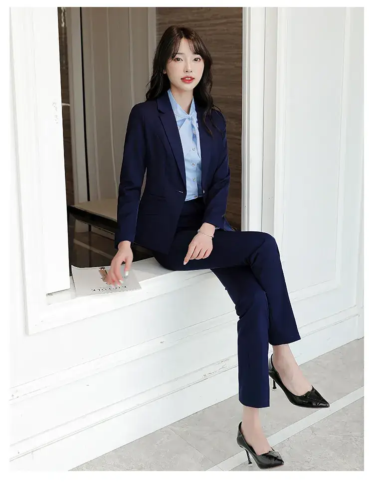 Black Vest for Women Professional Suit Skirt — feature 14