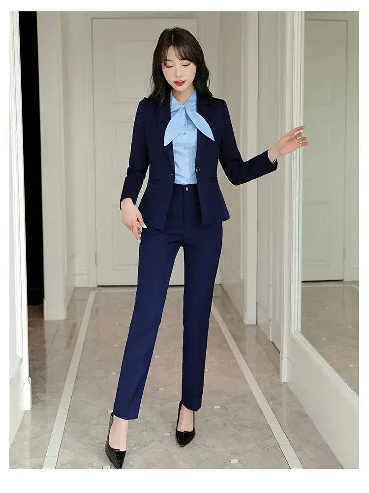 Black Vest for Women Professional Suit Skirt — feature 16