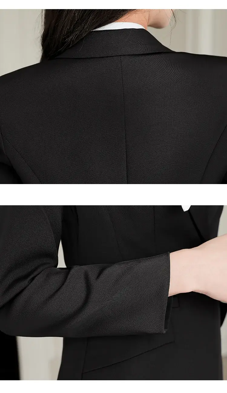 Black Vest for Women Professional Suit Skirt — feature 25