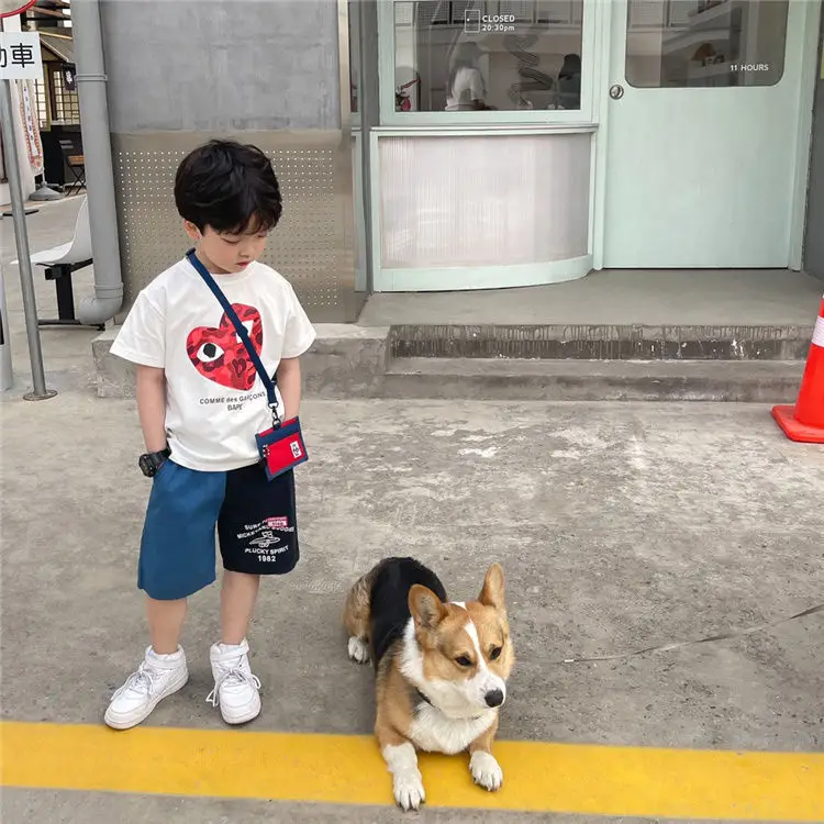 Boys Cotton Cartoon T-Shirt Navy Blue Summer Wear — feature 14