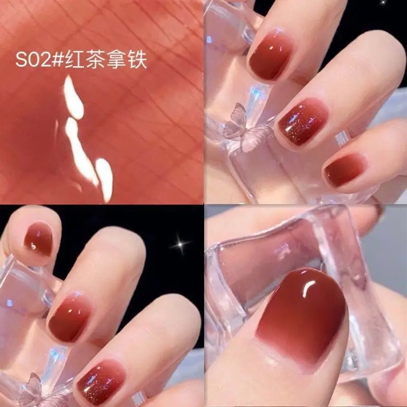 Nude Nail Polish S27 Rose Glitter Peel — feature 4
