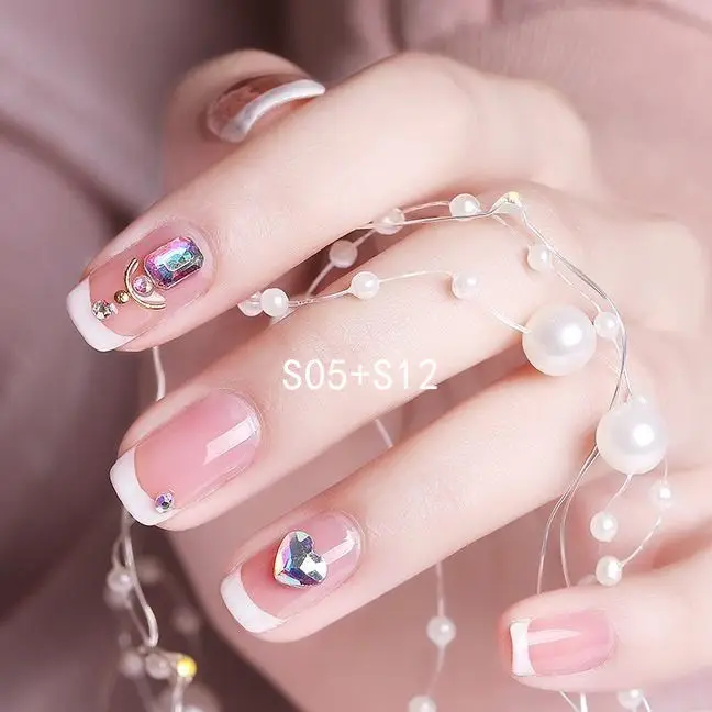 Nude Nail Polish S27 Rose Glitter Peel — feature 6