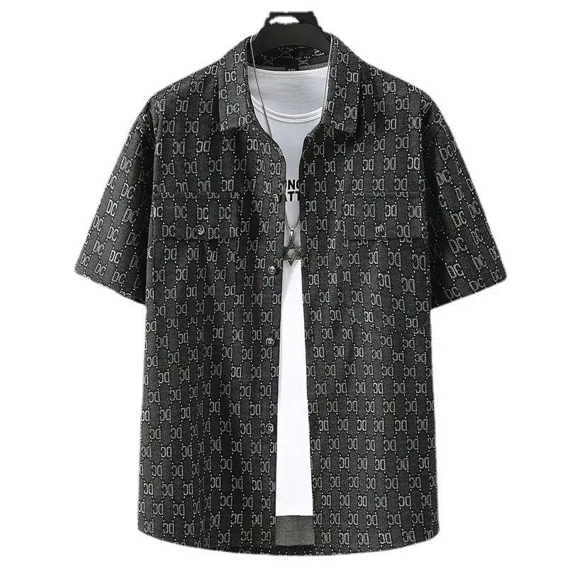 Men Black Drawstring Shorts Plus Size Casual Wear - Image 9