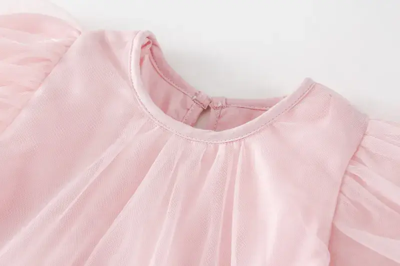 Girls Dress Pink Fluffy Western Style Summer 2024 — feature 22