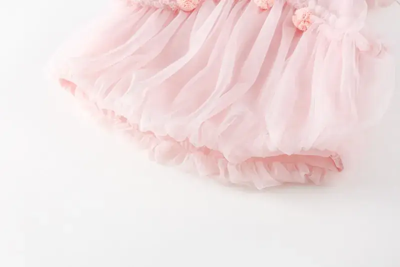 Girls Dress Pink Fluffy Western Style Summer 2024 — feature 26