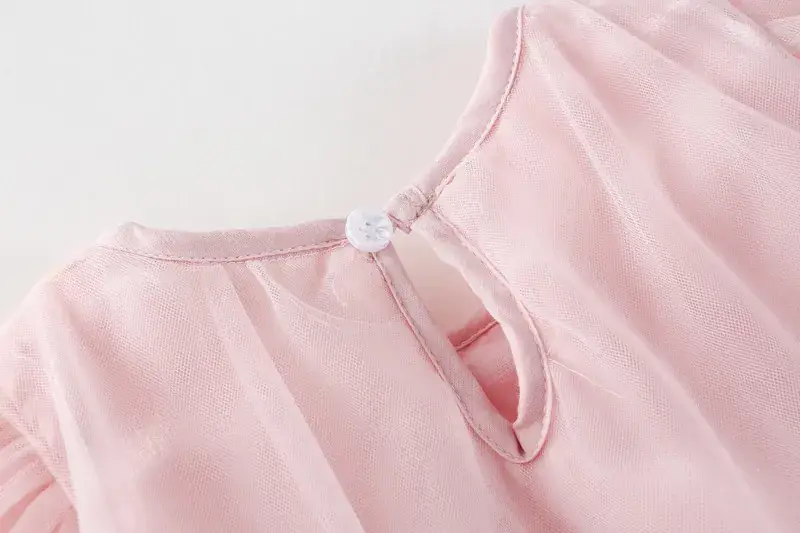 Girls Dress Pink Fluffy Western Style Summer 2024 — feature 32