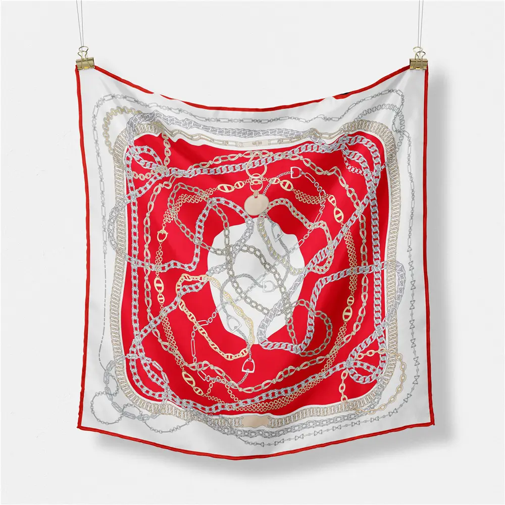 Women's Orange Pink Lace Shawl Square Decor - Image 46
