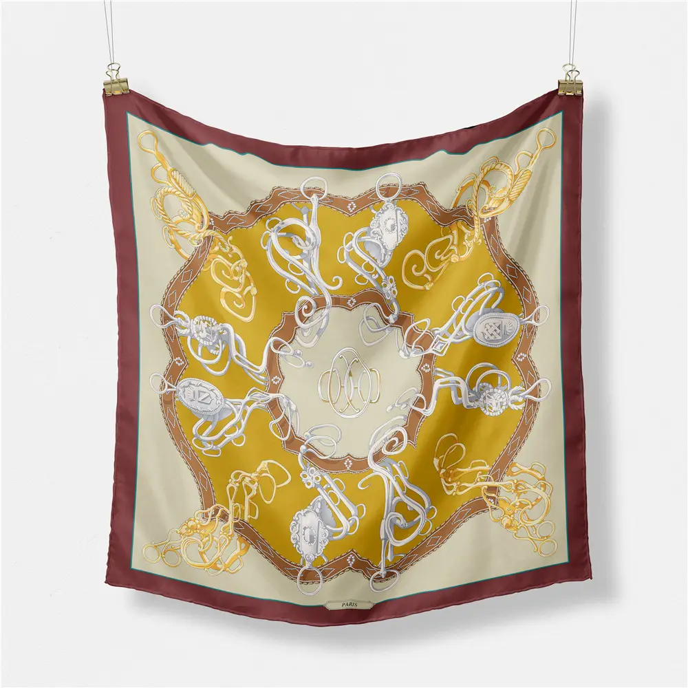 Women's Orange Pink Lace Shawl Square Decor - Image 52