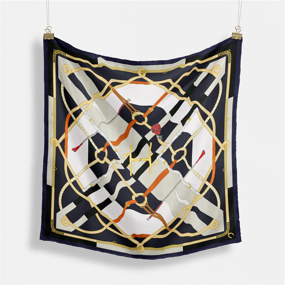 Women's Orange Pink Lace Shawl Square Decor - Image 80