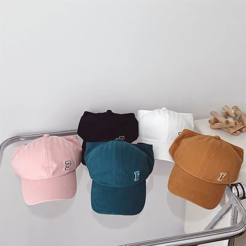 Brown Baseball Cap for Boys Girls Summer Sunscreen Cap - Image 5