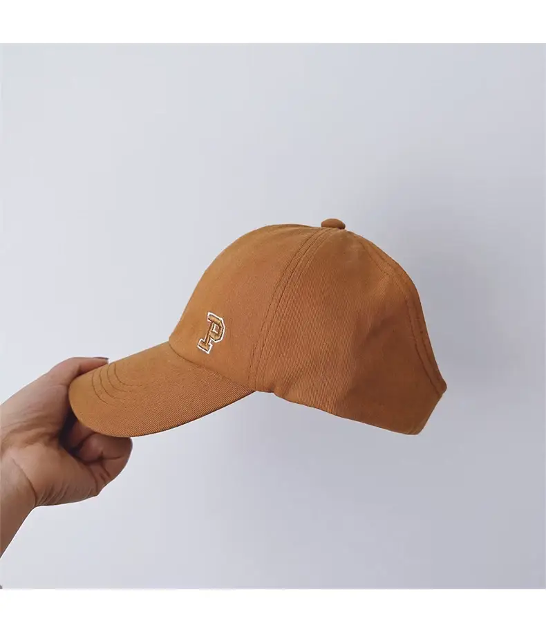 Brown Baseball Cap for Boys Girls Summer Sunscreen Cap — feature 5
