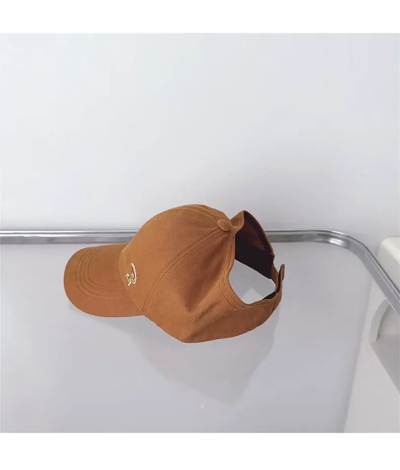 Brown Baseball Cap for Boys Girls Summer Sunscreen Cap — feature 7