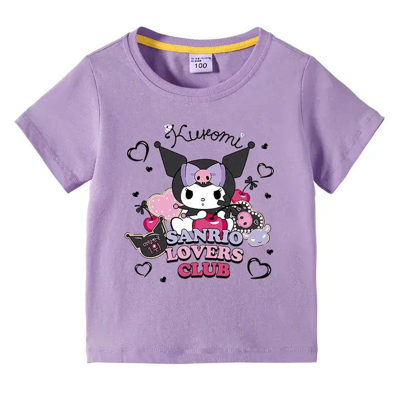 Korean Style Baby Girls T-Shirt Green Short Sleeve Cotton - Image 5
