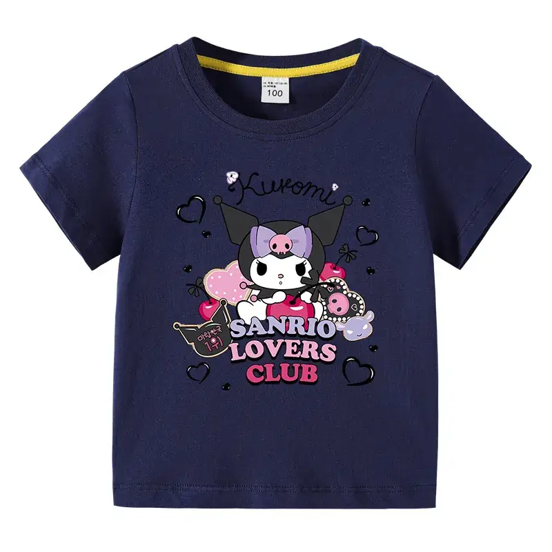 Korean Style Baby Girls T-Shirt Green Short Sleeve Cotton - Image 12