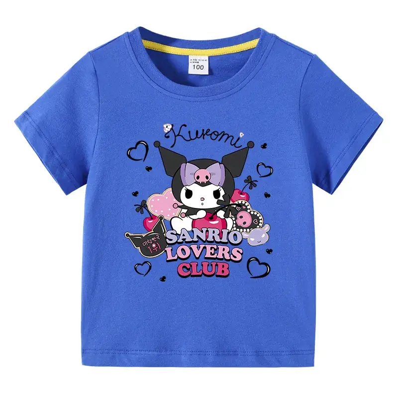 Korean Style Baby Girls T-Shirt Green Short Sleeve Cotton - Image 13
