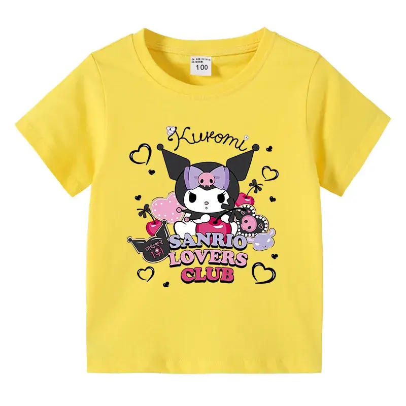 Korean Style Baby Girls T-Shirt Green Short Sleeve Cotton - Image 3