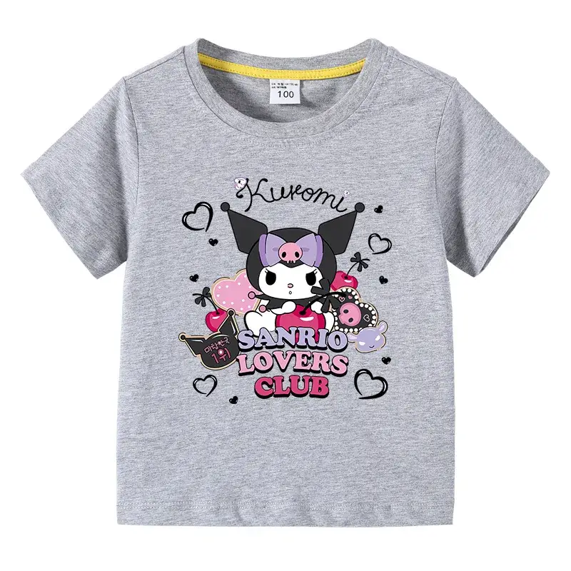 Korean Style Baby Girls T-Shirt Green Short Sleeve Cotton - Image 6
