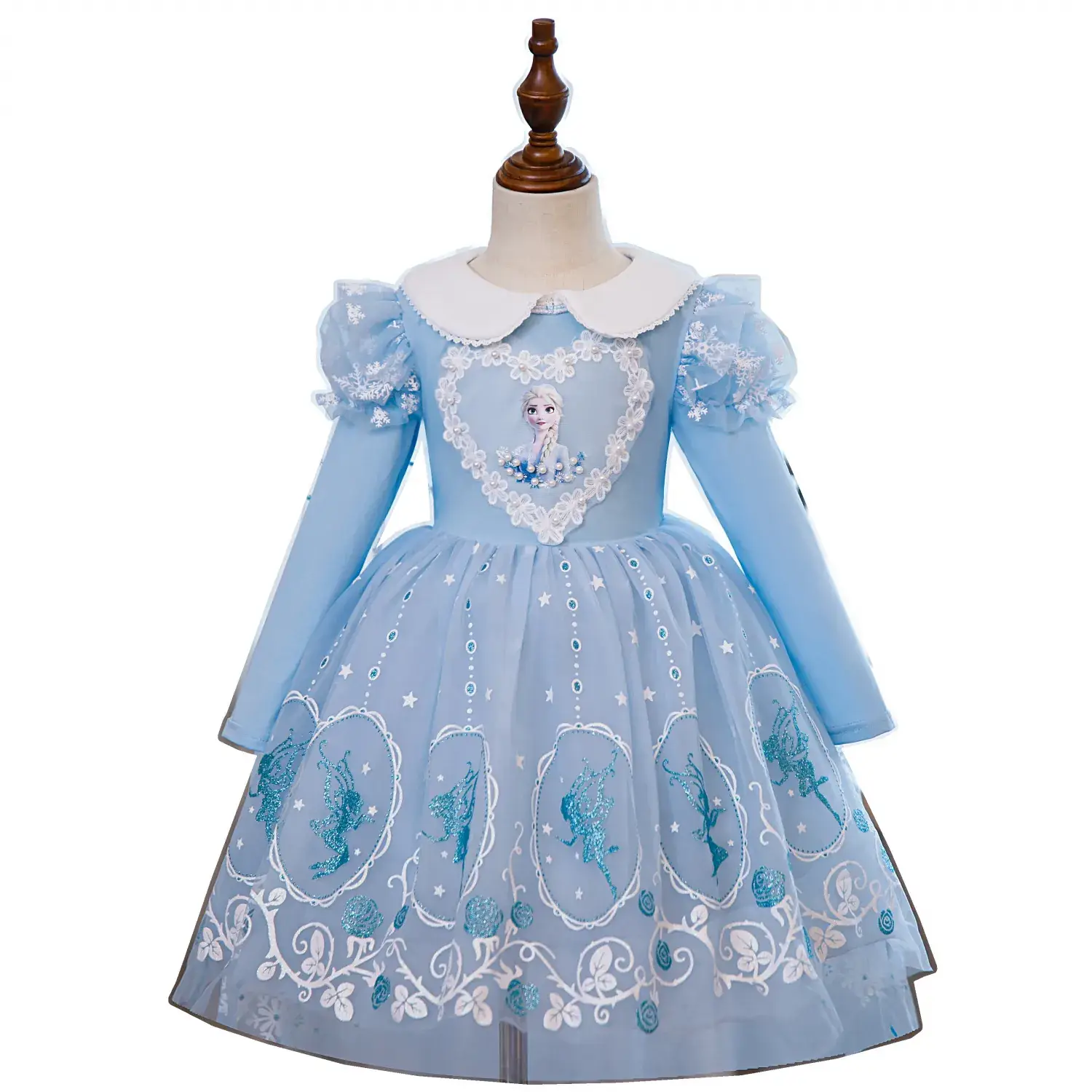 Pink Princess Aisha Dress for Girls Spring Summer - Image 5