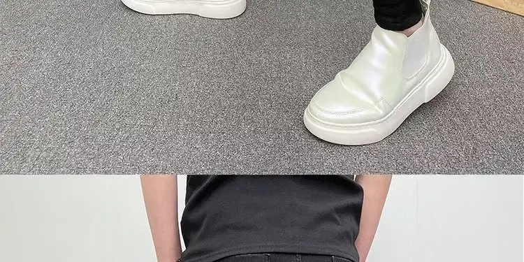 Men Black Cropped Loose Leg Pants Summer Casual — feature 20