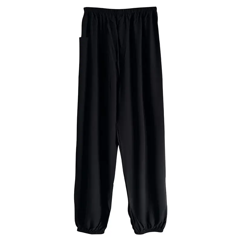 Women Cotton Silk Summer Pajama Pants Red Loose Fit - Image 11
