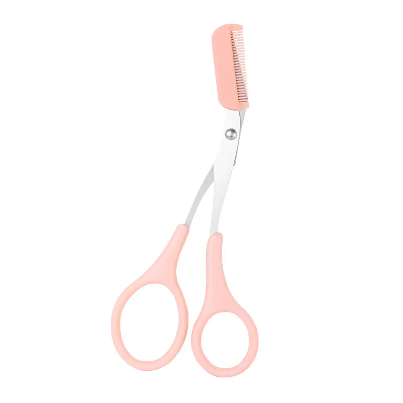 Purple Silicone Eyebrow Comb Trimmer for Women - Image 20