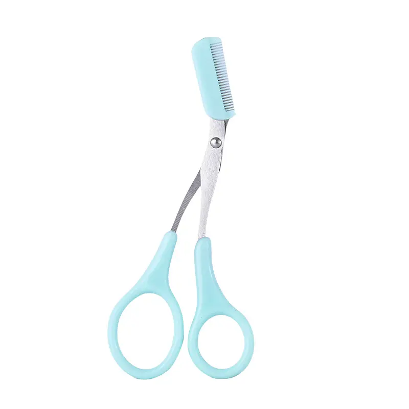 Purple Silicone Eyebrow Comb Trimmer for Women - Image 13