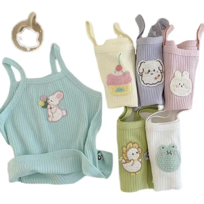 Girls Sleeveless Camisole Candy Color Summer Dress 2025