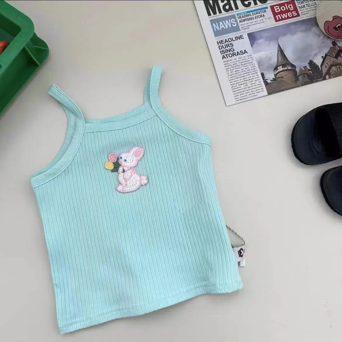Girls Sleeveless Camisole Candy Color Summer Dress 2025