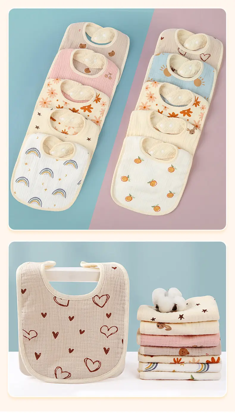 Pink Crepe Baby Towel with Cherry Embroidery — feature 34