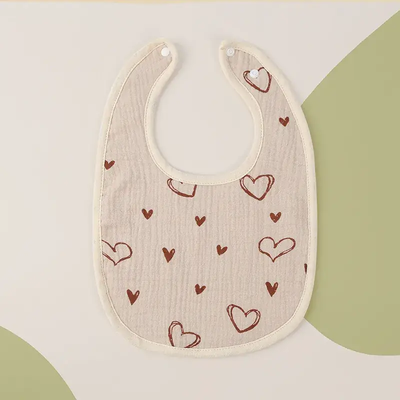 Pink Crepe Baby Towel with Cherry Embroidery - Image 2