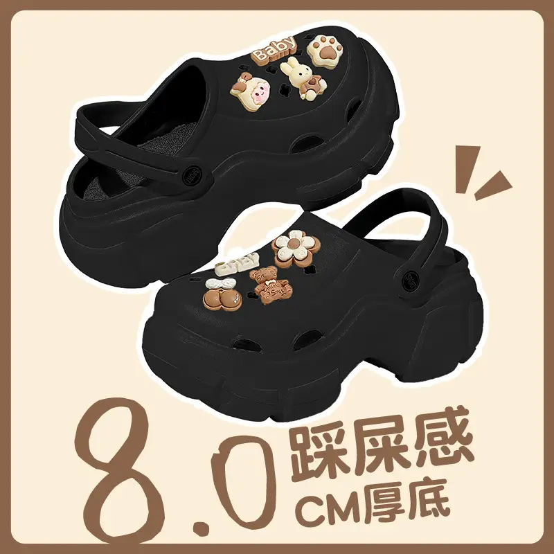 Beach Sandals Non-Slip Toe-Cap Slippers for Women Summer Eva Sandals Summer Outdoor Wear Clogs Women's Wholesale