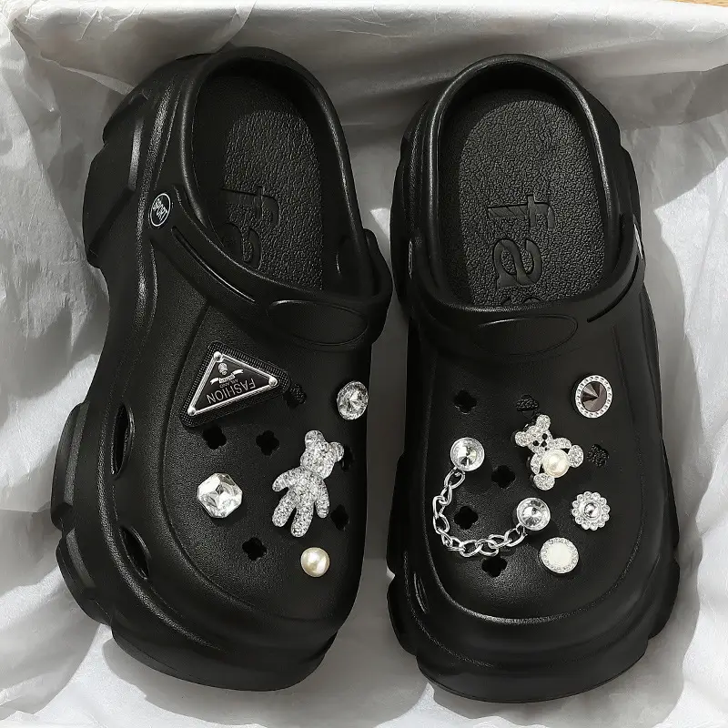 Beach Sandals Non-Slip Toe-Cap Slippers for Women Summer Eva Sandals Summer Outdoor Wear Clogs Women's Wholesale