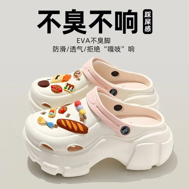Beach Sandals Non-Slip Toe-Cap Slippers for Women Summer Eva Sandals Summer Outdoor Wear Clogs Women's Wholesale