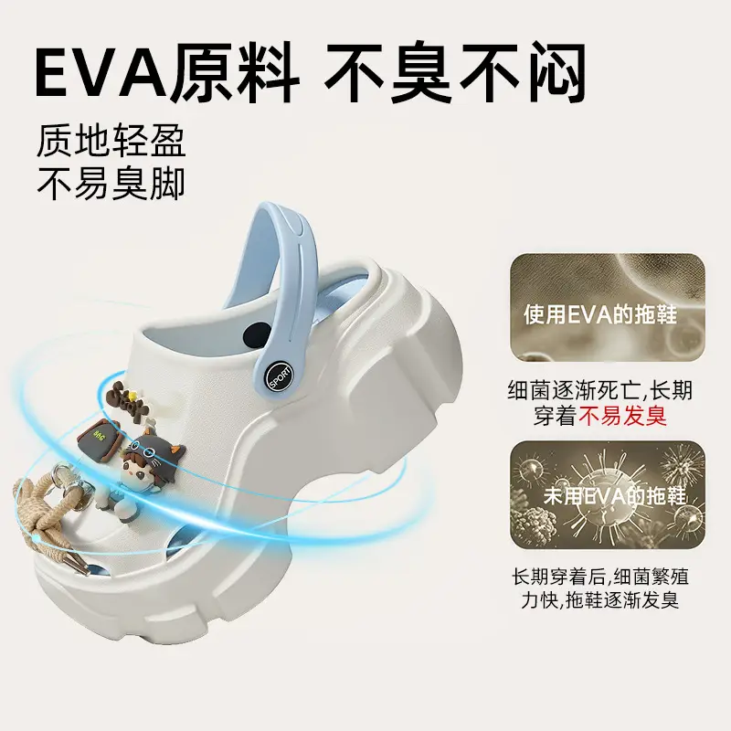 Beach Sandals Non-Slip Toe-Cap Slippers for Women Summer Eva Sandals Summer Outdoor Wear Clogs Women's Wholesale