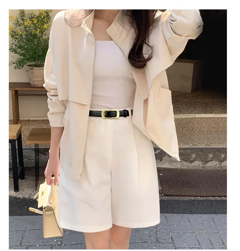 Women's Golden Buckle Belt Genuine Leather Vintage Japanese Style — feature 10