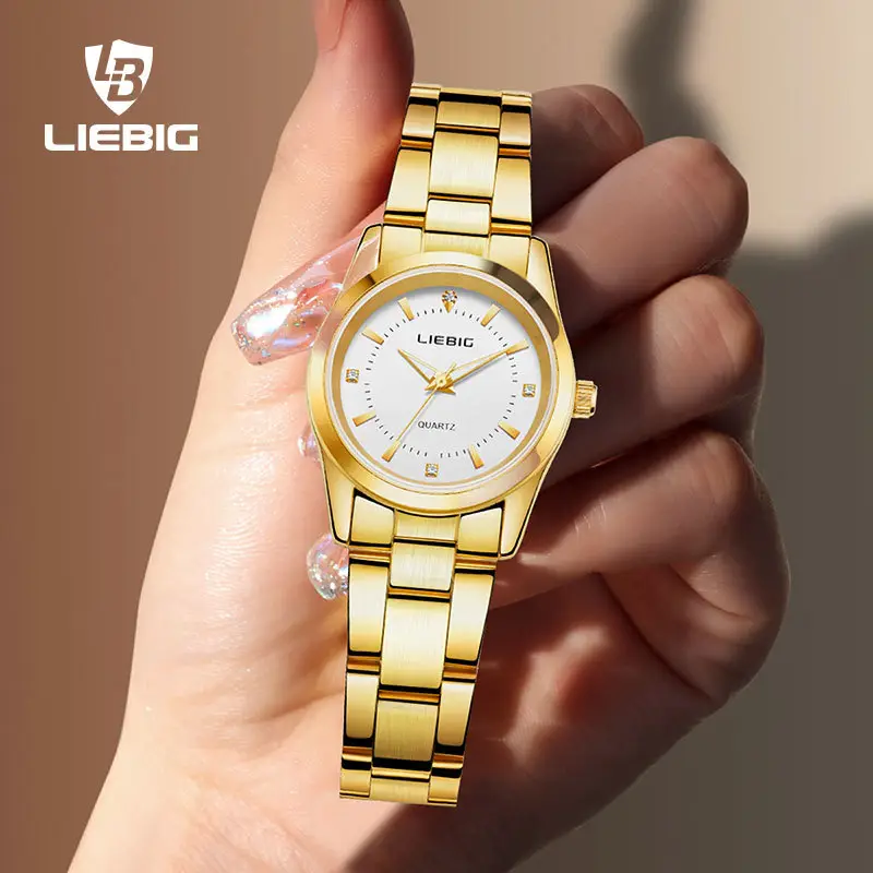 Liebig Gold Plated Women's Quartz Watch - Image 4