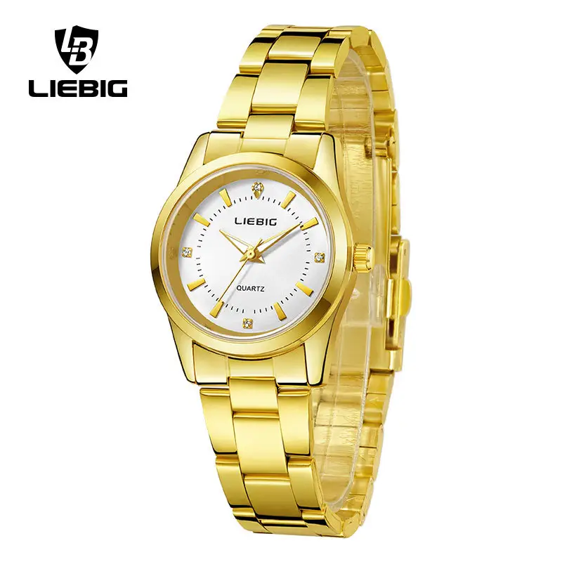 Liebig Gold Plated Women's Quartz Watch - Image 6