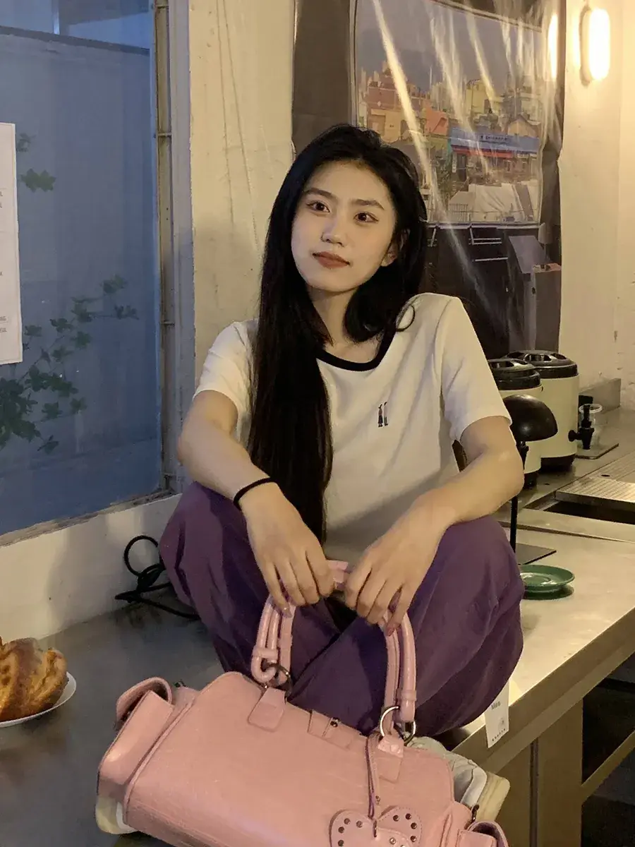 Women Purple Loose T-Shirt Set Summer 2023 — feature 11