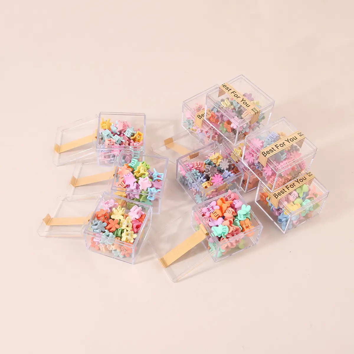 Cute Mini Hairpin Clips for Kids' Hair Styling - Image 37