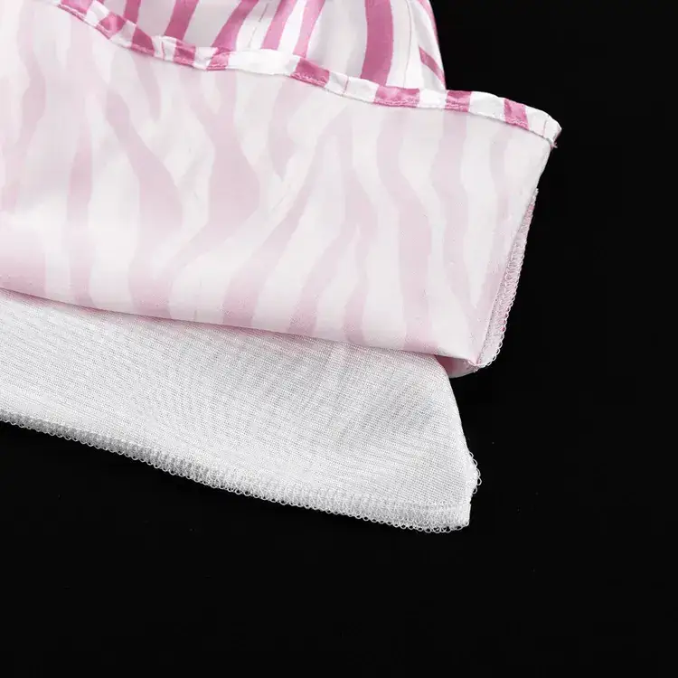 Pink Zebra Print Fishtail Skirt Mid Length Women — feature 26