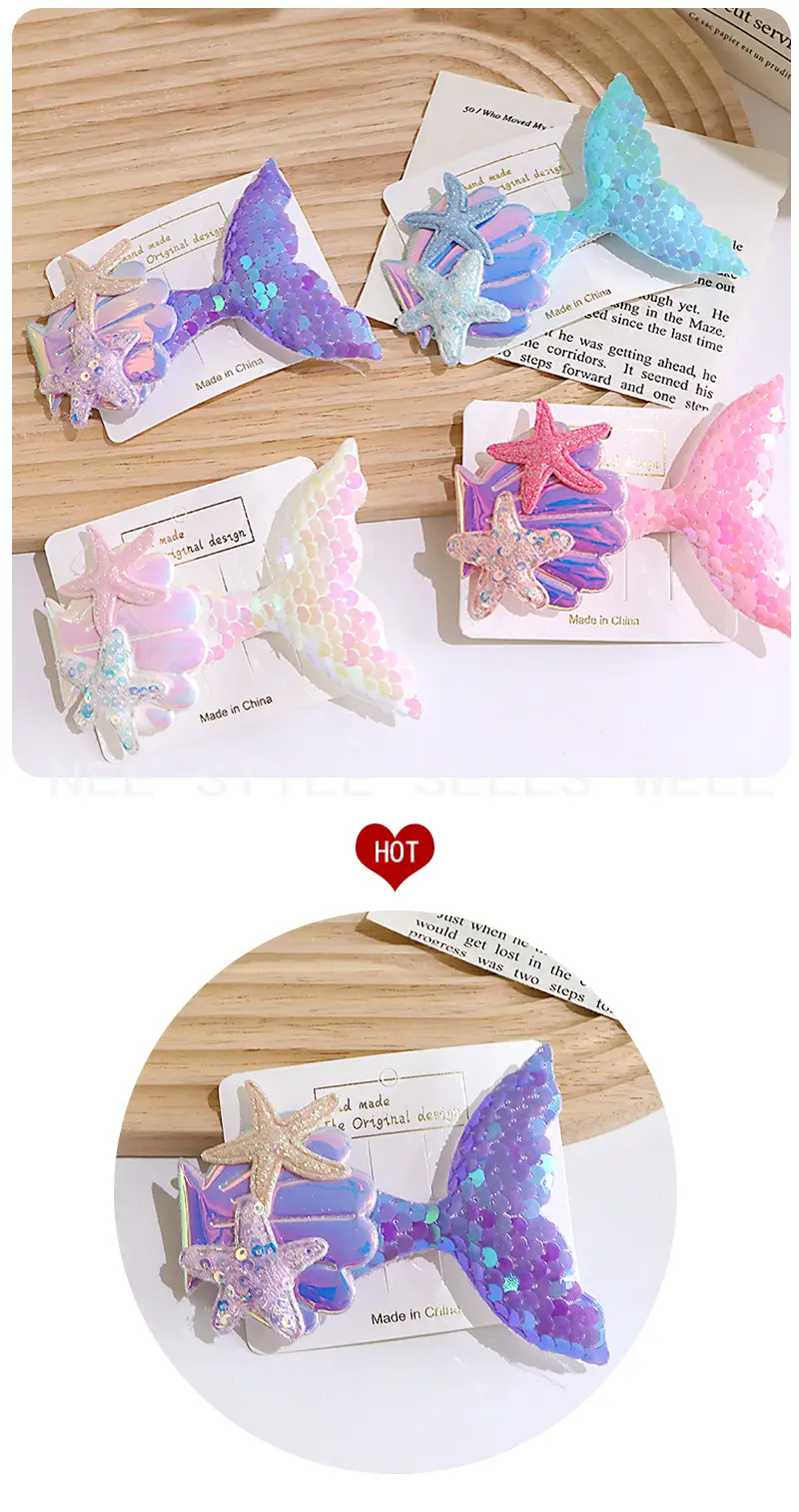 Cross-Country Mermaid Hairpin for Girls — feature 1