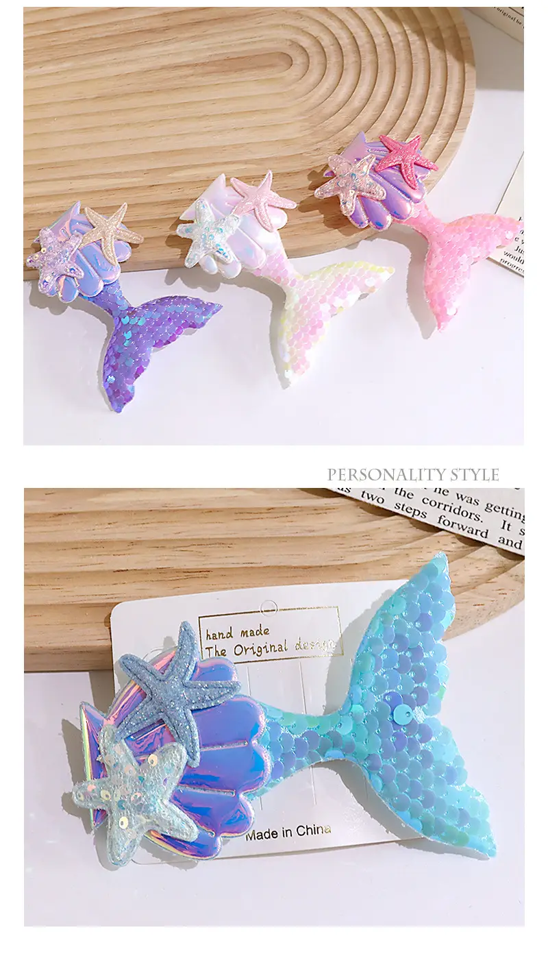 Cross-Country Mermaid Hairpin for Girls — feature 5