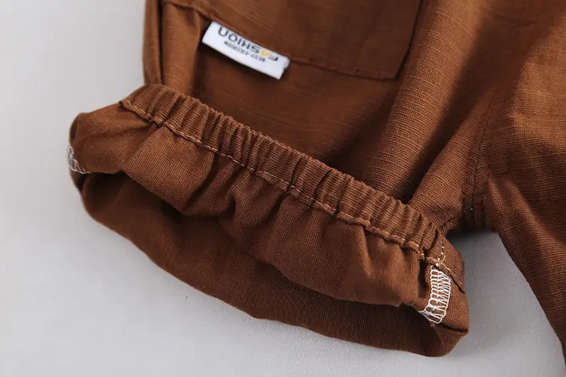 Children Cotton Striped Shorts Suit Summer Boys — feature 10