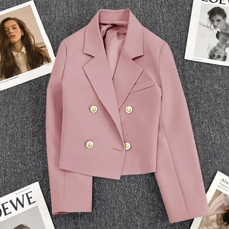 Black Korean Style Blazer for Women 2025 - Image 8