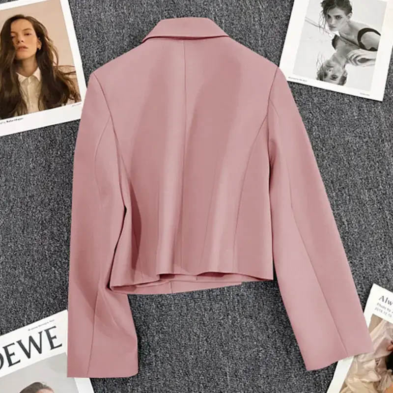 Black Korean Style Blazer for Women 2025 - Image 9