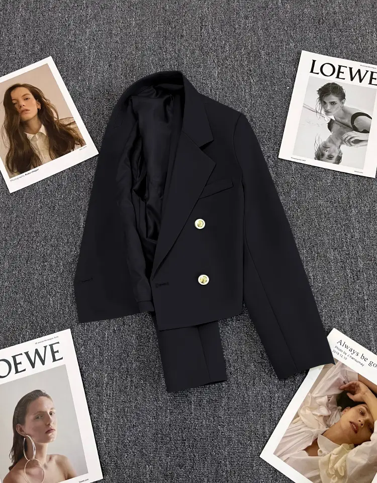 Black Korean Style Blazer for Women 2025 — feature 31