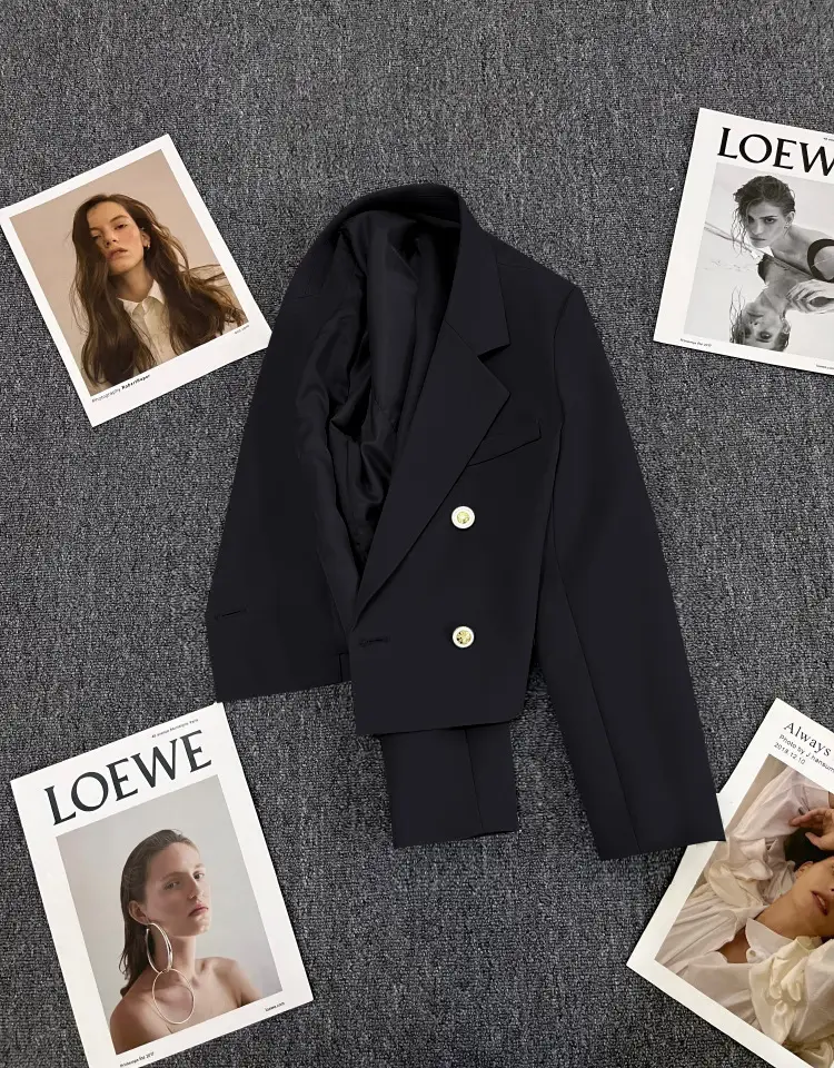 Black Korean Style Blazer for Women 2025 — feature 32