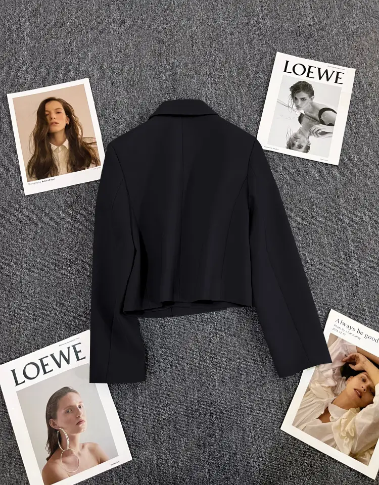 Black Korean Style Blazer for Women 2025 — feature 34
